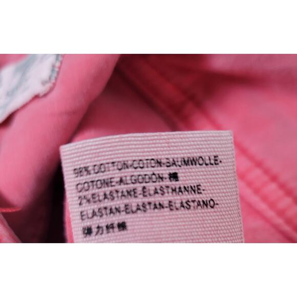 Free‎ People Retro Hippie Soft Curvy Low Rise Corduroy Red Flare Pants Womens 27 - Picture 13 of 16